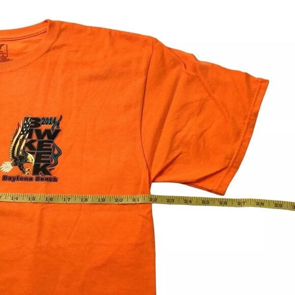 Mens Bike Week Daytona Beach 2014 Motorcycle T Shirt Size Large - Picture 6 of 8